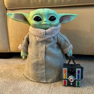 Baby yoda toy that moved and talks